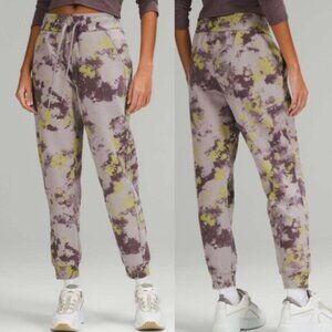 Lululemon Scuba High-Rise Jogger Orbital Tie Dye Mauve Grey Multi 2021 EUC